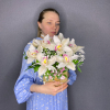 Шляпная коробка с орхидей  - Мастерская флористики и декора "Цветной бульвар" - Екатеринбург