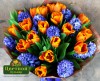Букет из тюльпанов с гиацинтами - Мастерская флористики и декора "Цветной бульвар" - Екатеринбург
