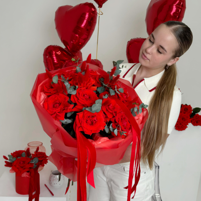 Амур в розах - Мастерская флористики и декора "Цветной бульвар" - Екатеринбург