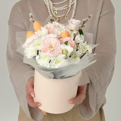 Композиция к пасхе 1 - Мастерская флористики и декора "Цветной бульвар" - Екатеринбург