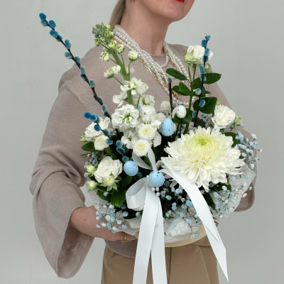 Композиция к пасхе 3  - Мастерская флористики и декора "Цветной бульвар" - Екатеринбург