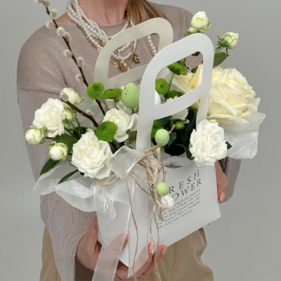 Композиция к пасхе 7 - Мастерская флористики и декора "Цветной бульвар" - Екатеринбург