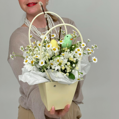 Композиция к пасхе 9 - Мастерская флористики и декора "Цветной бульвар" - Екатеринбург