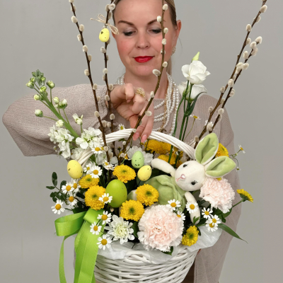 Композиция к пасхе 11 - Мастерская флористики и декора "Цветной бульвар" - Екатеринбург