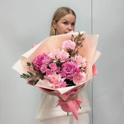 Розовое счастье  - Мастерская флористики и декора "Цветной бульвар" - Екатеринбург